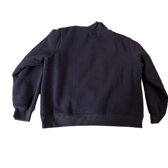 Parke Navy Blue Mock neck / Turtleneck Sweatshirt XXL (NEW) - Picture 2 of 3